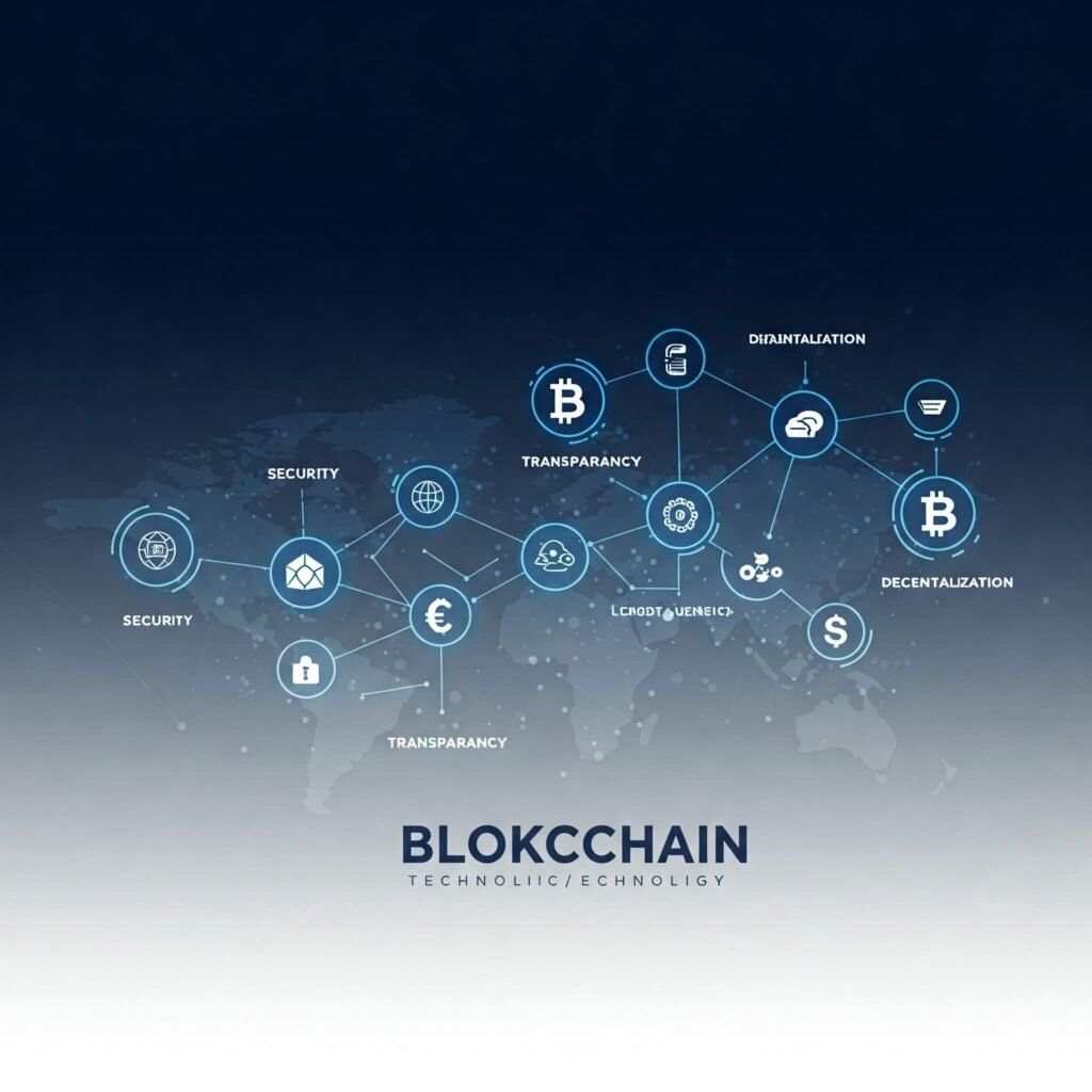 Blockchain network with security, transparency, and decentralization.