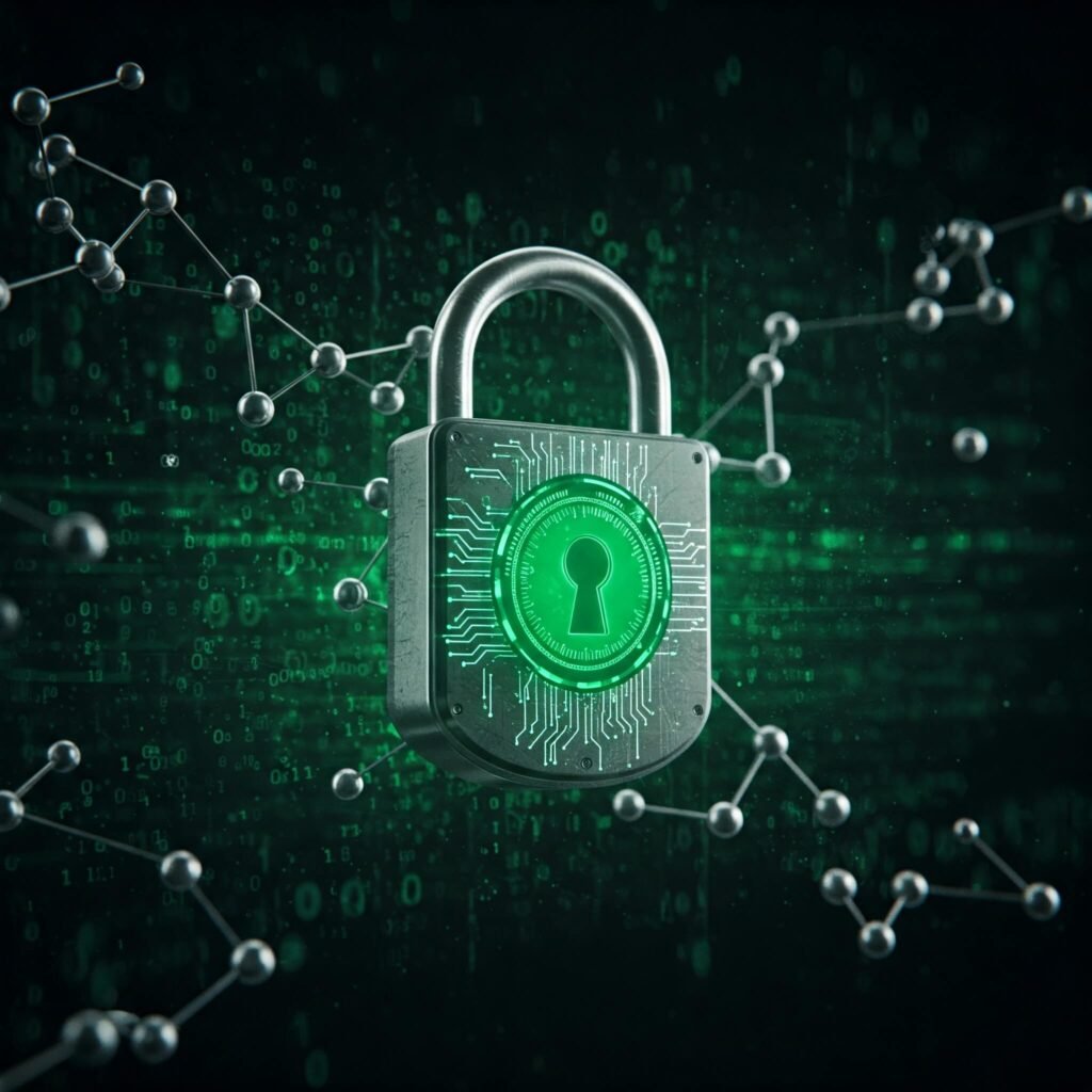 Secure blockchain digital lock