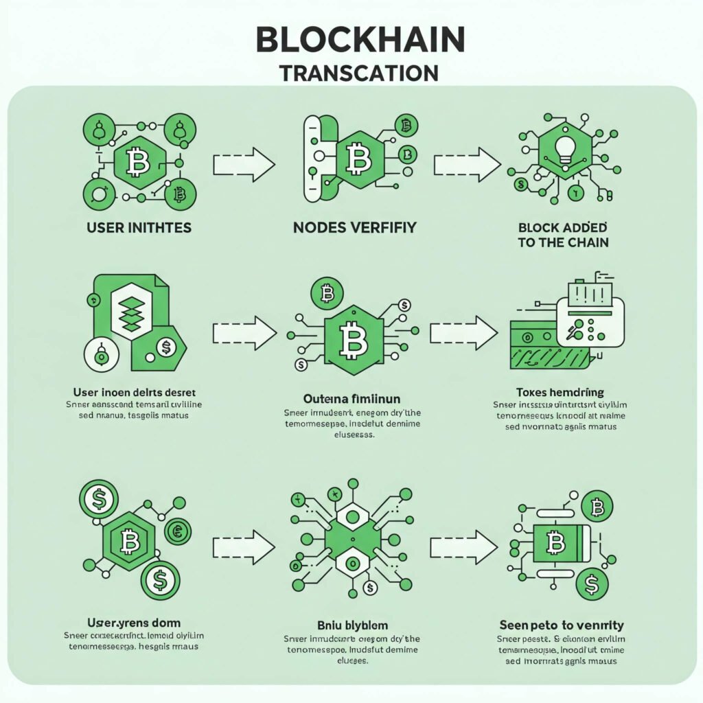 Blockchain Transaction Steps