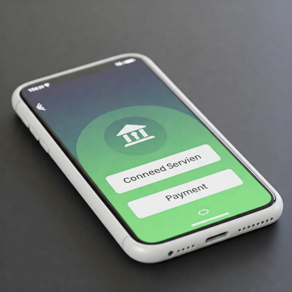 Clean mobile payment interface