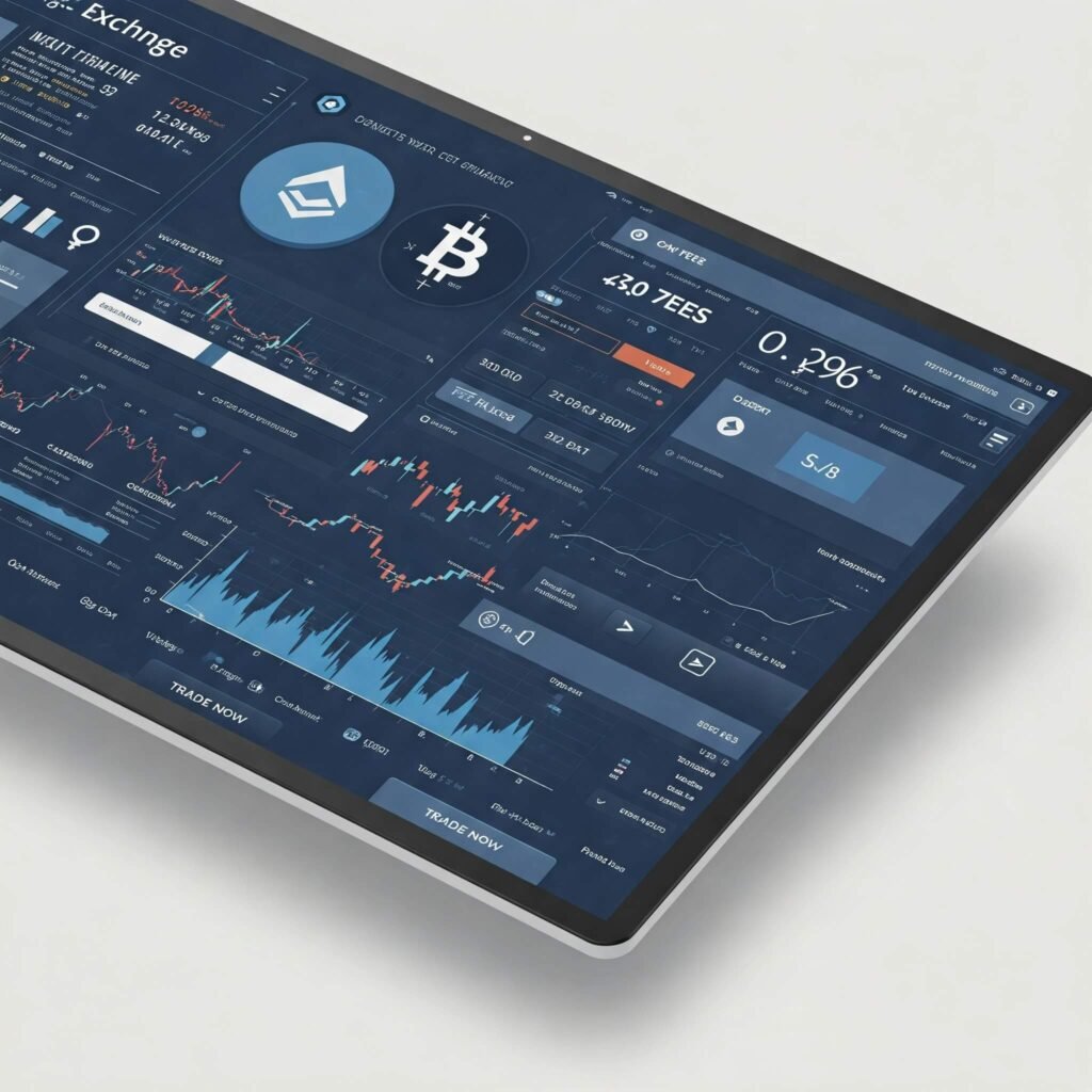 Crypto Exchange Dashboard Mockup