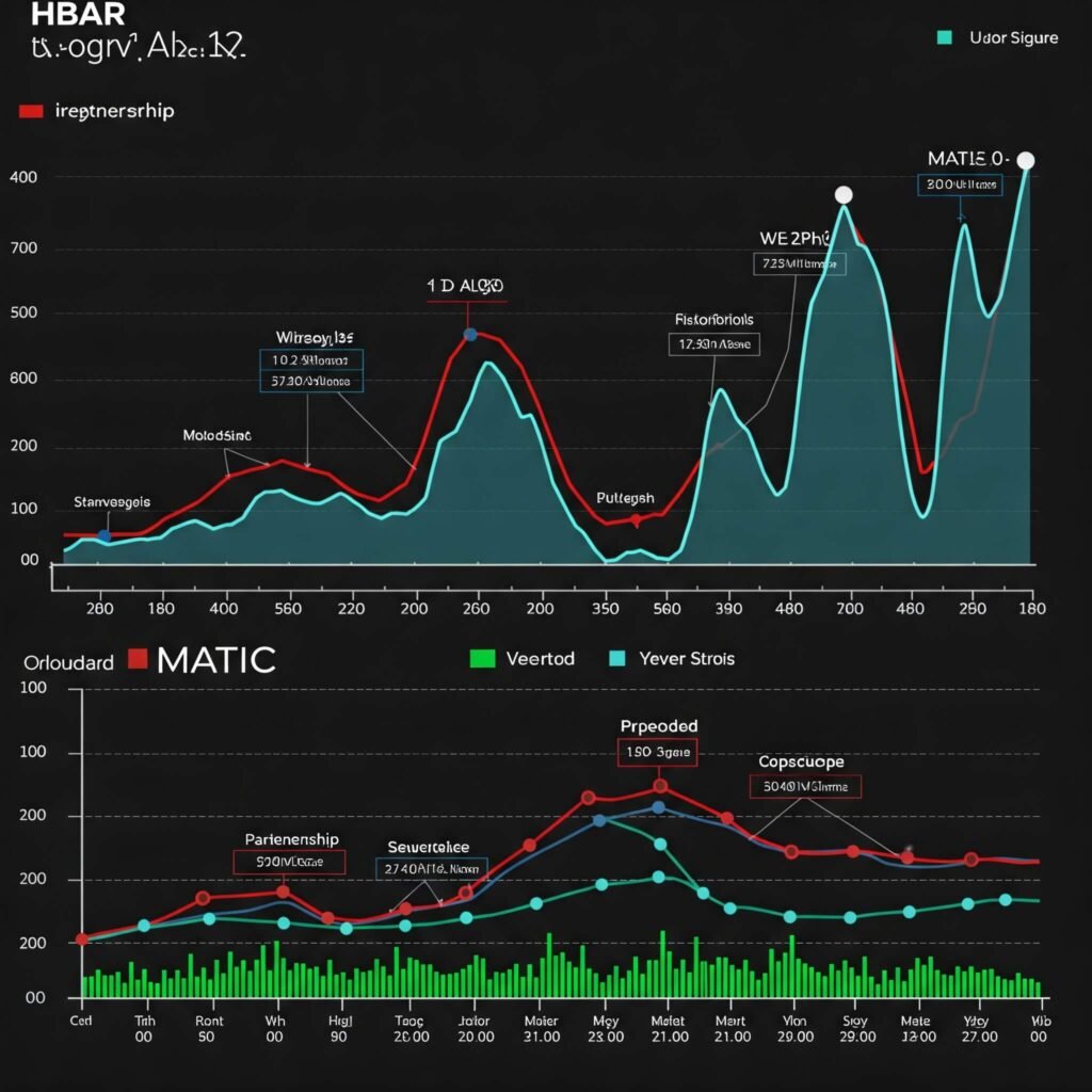 HBAR, ALGO, MATIC Price Trends
