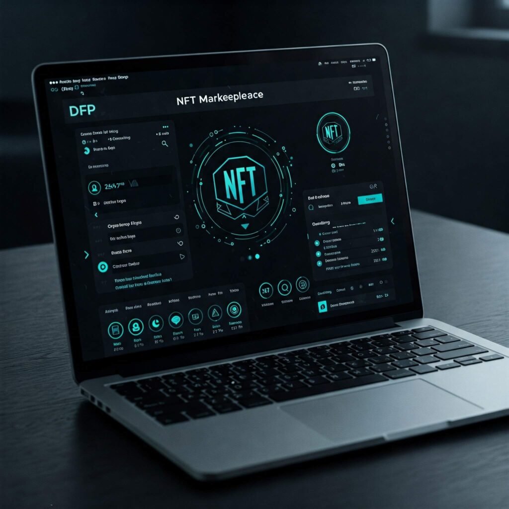 NFT Marketplace DApp Mockup