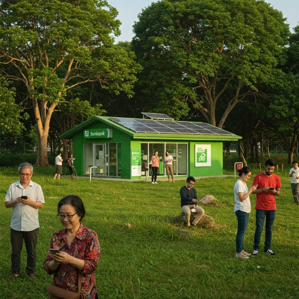 Eco-Friendly Mobile Banking